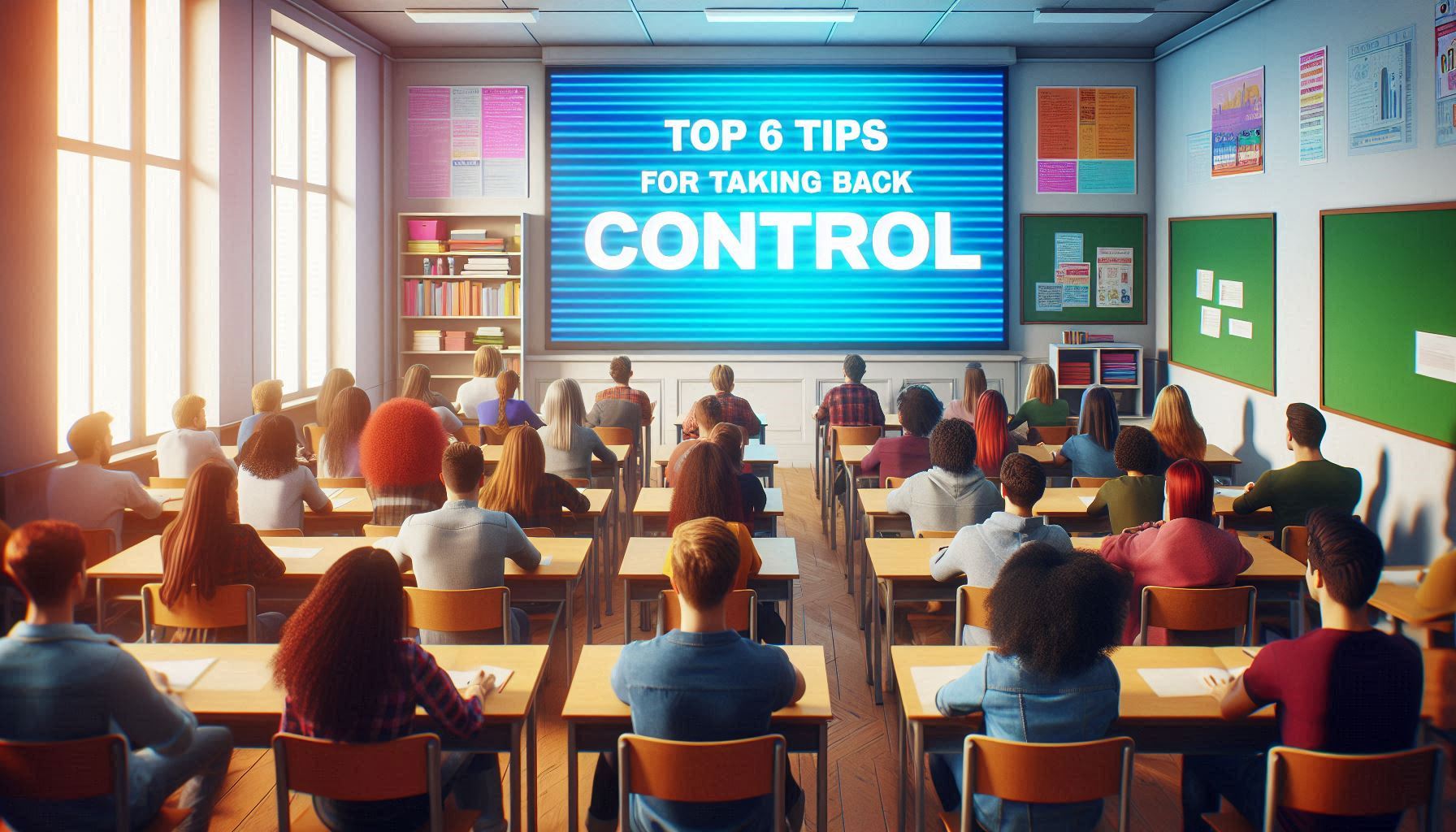 top 6 tips for taking back control