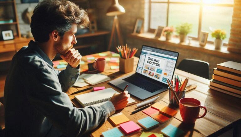 how to start an online course business from scratch