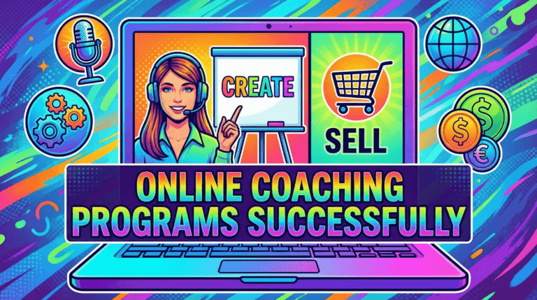 How To Create And Sell Online Coaching Programs Successfully
