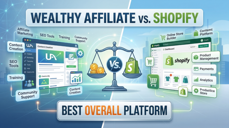 Wealthy Affiliate Vs Shopify: Best Overall Platform